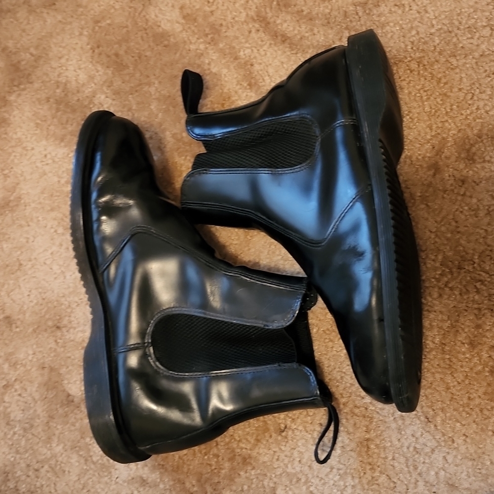Dr. Martens Flora Chelsea Moto Boots - Picture 9 of 16